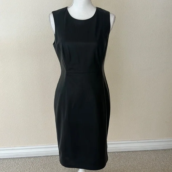 Calvin Klein Faux Leather Dress Calvin Klein Faux Leather Dress